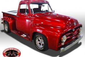 55 Ford F100 Loaded PS PB Air Gorgeous Street Rod Loade