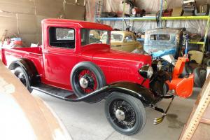 1932 Ford Model B Pickup- Original Survivor- CA Title- Deuce SCTA  Banger