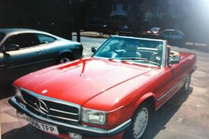 1989 Mercedes 300SL Auto in Signal Red