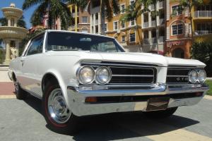 1964 PONTIAC GTO COUPE TRI POWER 389 6.5L 4-SPEEED MANUAL MUSCLE CAR NO RUST Photo