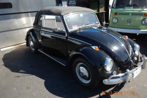 Very rare to find Black 1967 VW Convertible Beetle with 1493 cc engine