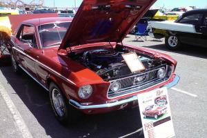 68 Mustang G.T. Coupe 390-2v Candyapple Red White C-stripe Original  X-code