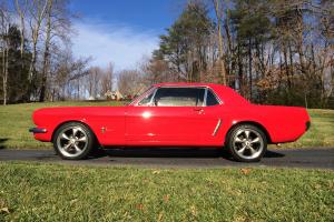 1964 1/2 (1965) Ford Mustang Coupe, 5 speed, 302, Bright Red, A/C, Much More!