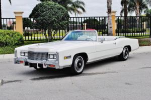 Absolutly beautiful 1976 Cadillac Eldorado Convertible right colors simply sweet