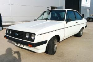 1978 FORD ESCORT RS2000 MKII MK2 WHITE GENUINE