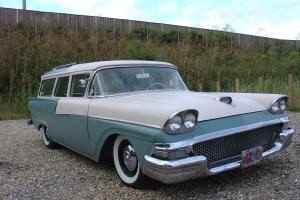 1958 Ford Custom Surf Wagon 50's hotrod