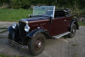 1934 Austin 10 convertible 2 seater with dickey Photo