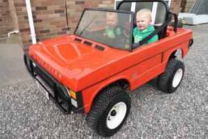1980's CHILDS 2 SEATER PETROL RANGE ROVER CLASSIC KIDS CHILDRENS TOT ROD,RARE Photo
