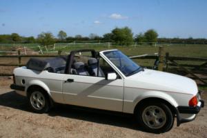 Ford Escort XR3i Cabriolet, Famous Owner,Low Mileage Original Condition LHD