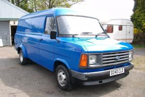  FORD TRANSIT MK 2 LONG WHEEL BASE TWIN WHEELER 1987 D REG RARE MODEL VAN  Photo