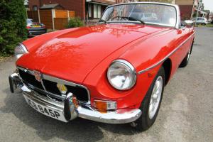 MGB Roadster Convertible 1975 1.8 with Overdrive Chrome Bumpers Beautiful