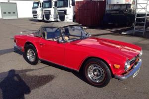Triumph TR6 1974 US Import Converted Red Photo