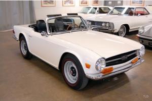 EXCEPTIONAL RESTORATION - FIRST YEAR FOR TR6 - SHORT BUMPERS - 8.5:1 COMPRESSION