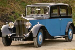 1935 Rolls Royce 20/25 Park Ward Swept Back Limousine. Photo
