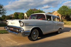 Chevy Bel Air 4-door frame-up resto wagon with A/C Photo