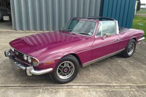 Triumph Stag 1974 Auto Magenta 79,000Miles MOT's from the 70's Extensive History Photo