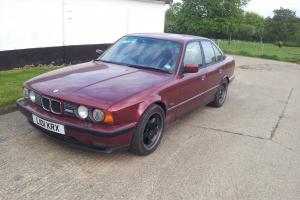 BMW E34 M5 3.8 UK RHD , Calypso Red , 2 Previous Owners , Full MOT
