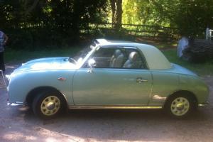 Light Blue Nissan Figaro with all its ORIGINAL FEATURES & EXTRAS!! Photo