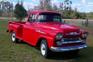 Fully restored 1958 Chevy Truck.