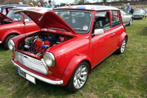 MINT Classic Austin Mini Cooper 1275 Red White Roof Show Car New Engine 850miles Photo