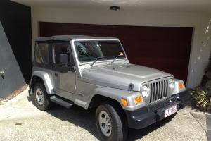 Jeep Wrangler Sport 4x4 Softtop 5SP Manual 4L Engine Silver 2001 in New Farm, QLD Photo