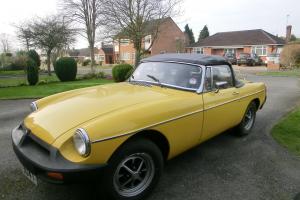 1978 MGB Roadster with overdrive