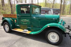 1927 Pick Up, Green, Ford 5.0 302 engine, 5 speed , original cab, steel fenders.
