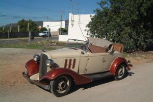 Rare chev Master Eagle convertible 1933 Barn find / restoration project.