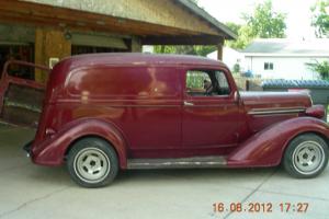1936 plymouth panel delivery,  very rare barn find,  running and driving Photo