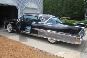 1958 Cadillac Fleetwood 60S Black with Aqua interior