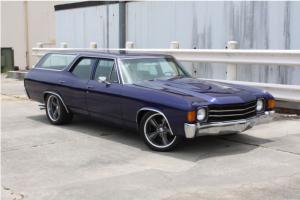 SHOP OWNED PRO TOURING CHEVELLE "SS" GREENBRIAR WAGON 396 AUTO AIR PS PB AMAZING