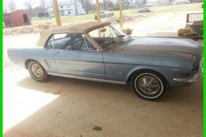1966 Ford Mustang Convertible Rebuilt 3-Speed Automatic RWD Classic ARKANSAS Photo