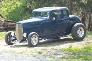1932 FORD 5 WINDOW COUPE, CHEVY LS1 W/DUAL QUADS, 4 SPEED, A/C HEAT, DEFROST