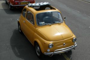  SUPERB 1972 FIAT 500 IN POSITANO YELLOW - 1 FAMILY OWNER FROM SUNNY ITALY 