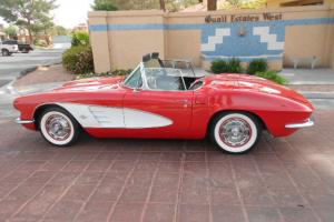 1961 littel red corvette 4speed # matching all orig. parts roadster great runing Photo