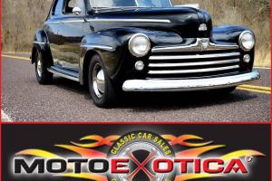 1947 FORD BUSINESS COUPE- FLAT HEAD V8 - HOT ROD - VERY RARE FAT FENDER 5 WINDOW Photo