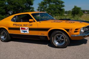 1970 Ford Mustang Mach 1 428 Cobra Jet Michigan International Speedway Pace Car Photo