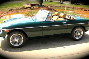 RESTORED 1974 MG - only the first few 1974's produced with chrome bumpers