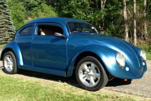1964 VW BEETLE, Blue, 6" CHOP TOP with Suicide Doors, FUN, DEPENDABLE Photo