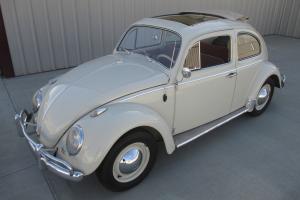1963 Volkswagen Beetle Ragtop, Original, Rust-Free, Black Plate California Car Photo