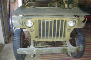 WILLYS MB 1945 JEEP MILITARY VEHICLE ORIGINAL  9,600 MILES