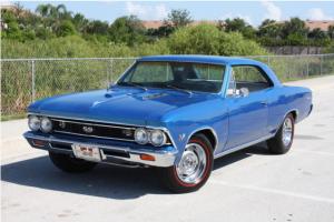 RECENTLY RESTORED MARINA BLUE 1966 CHEVELLE SS 396 TRIBUTE 4-SPEED 396ci V8 WOW! Photo
