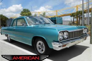 64 Chevy Biscayne 2 Door Coupe 350 Automatic Turquoise/Turquoise Sarasota, FL Photo