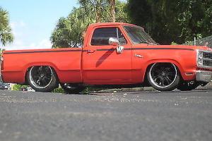 Shop Truck Bagged Dodge D150 Pickup Shortbed Mopar Air Ride Rat Project Rod Low