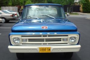 1962 Ford F100 Unibody Short Bed 223 W/ 3 Speed Column Shift Photo
