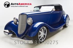 1933 FORD CABRIOLET CUSTOM ROADSTER CORVETTE ENGINE FUEL INJECTED CALL NOW