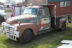 1954 GMC 150 3/4 Ton Long Bed Pick Up with Camper 6 Cylinder Rebuilt Photo