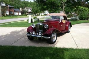 1953 MG TD - Maroon Exterior - Tan Interior - Matching Numbers - LOW milage Photo