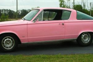 1966 Plymouth Barracuda Original Playmate Pink, 273 V8 Automatic 999 Paint Code Photo
