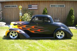 1935 Plymouth 5 Window Traditional Hot Rod All Steel Fat Fender Coupe